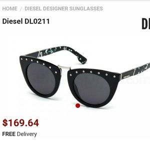 Diesel studded sunglasses